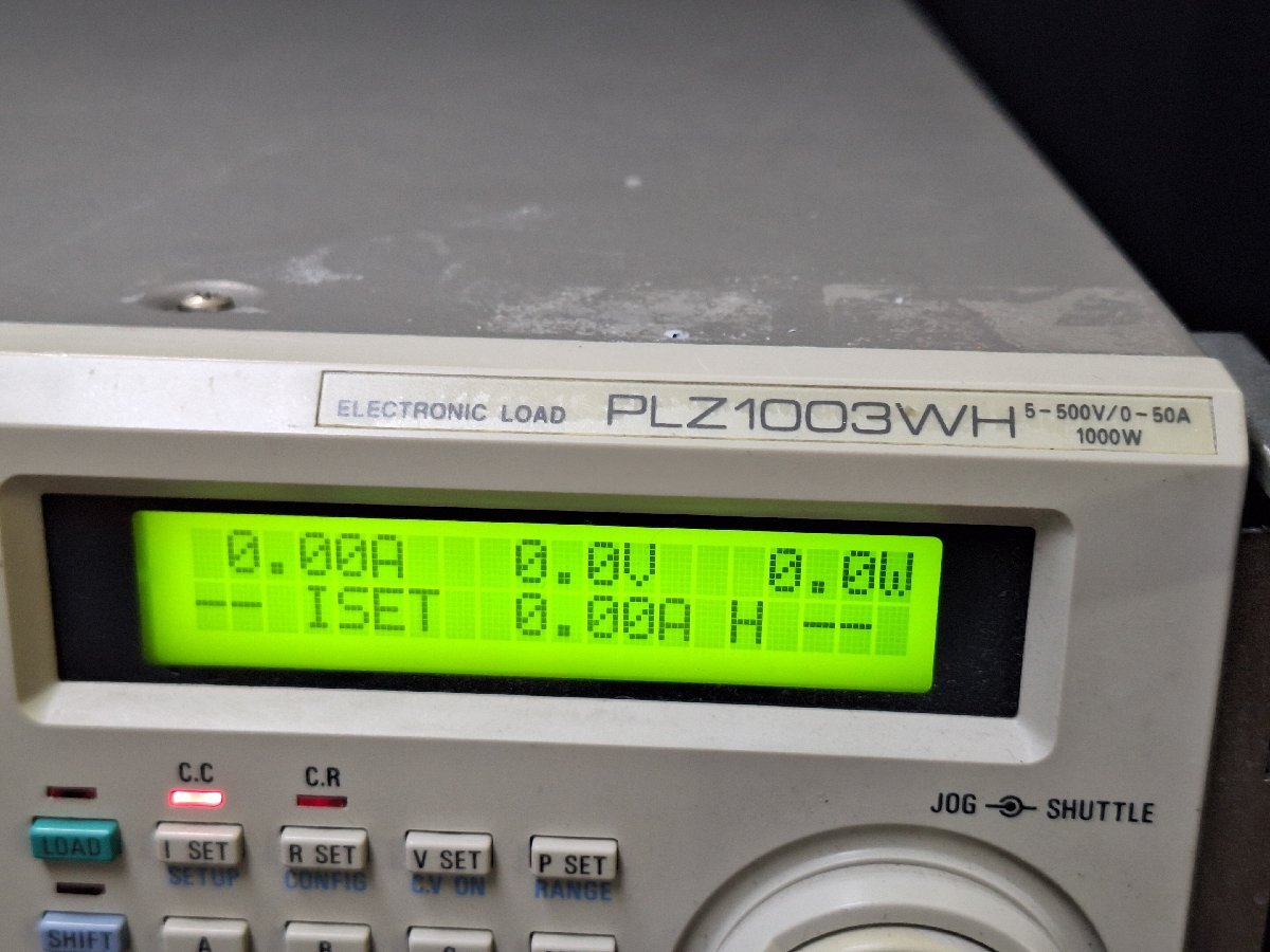 Kikusui PLZ1003WH Electronic Load 1000W 5-500V 0-50A [p1225819346]