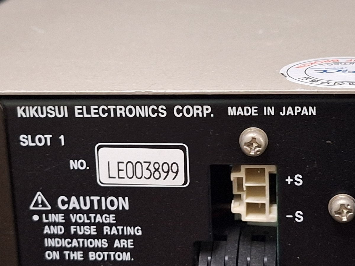 Kikusui PLZ1003WH Electronic Load 1000W 5-500V 0-50A [p1225819346]