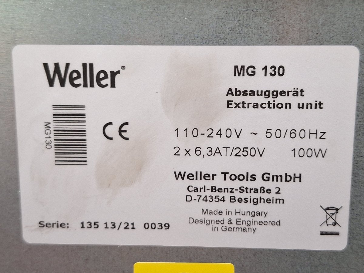 Weller MG130 Extraction Unit [v1225897446]
