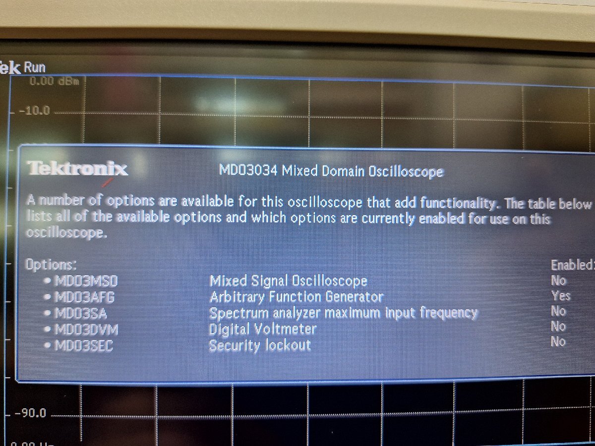 Tektronix MDO3034 Mixed Domain Oscilloscope 350MHz 2.5GS/s 4CH [1225942515]