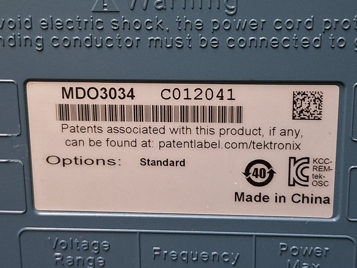 Tektronix MDO3034 Mixed Domain Oscilloscope 350MHz 2.5GS/s 4CH [1225942515]