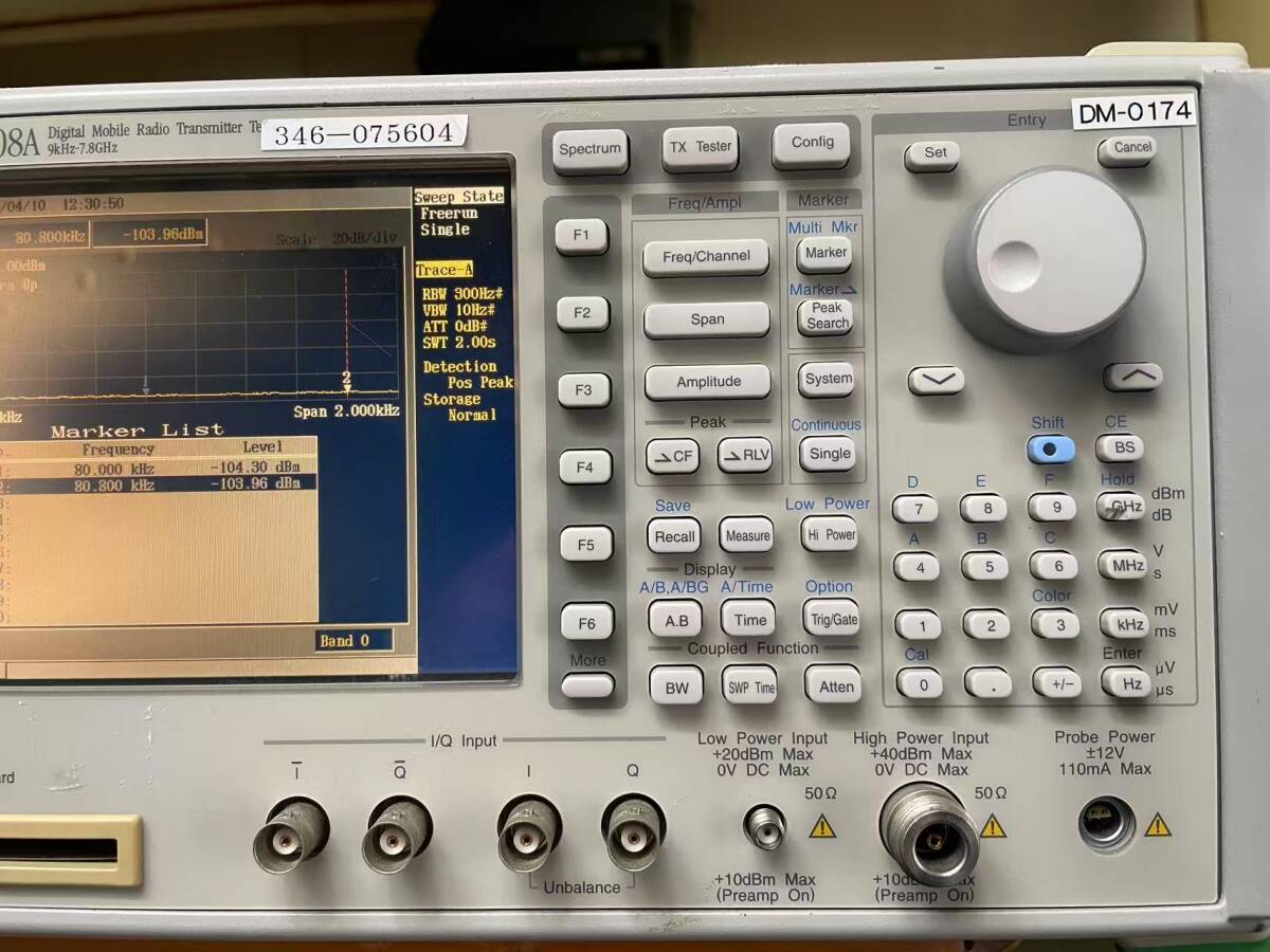 ANRITSU MS8608A Digital Mobile Radio Transmitter Tester 9kHz-7.8GHz [1226329603]