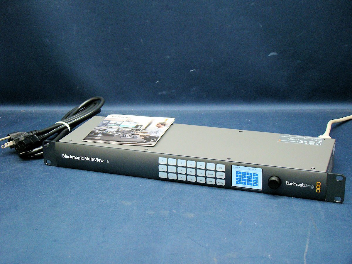 Blackmagic Design MultiView 16 HDL-MULTIP6G/16 4K Multiviewer [u1226394754]