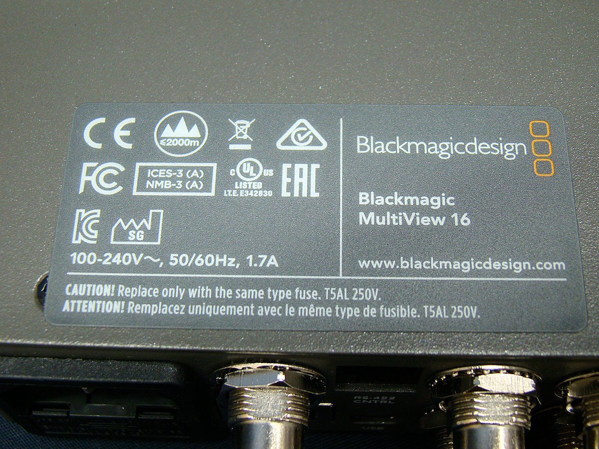 Blackmagic Design MultiView 16 HDL-MULTIP6G/16 4K Multiviewer [u1226394754]