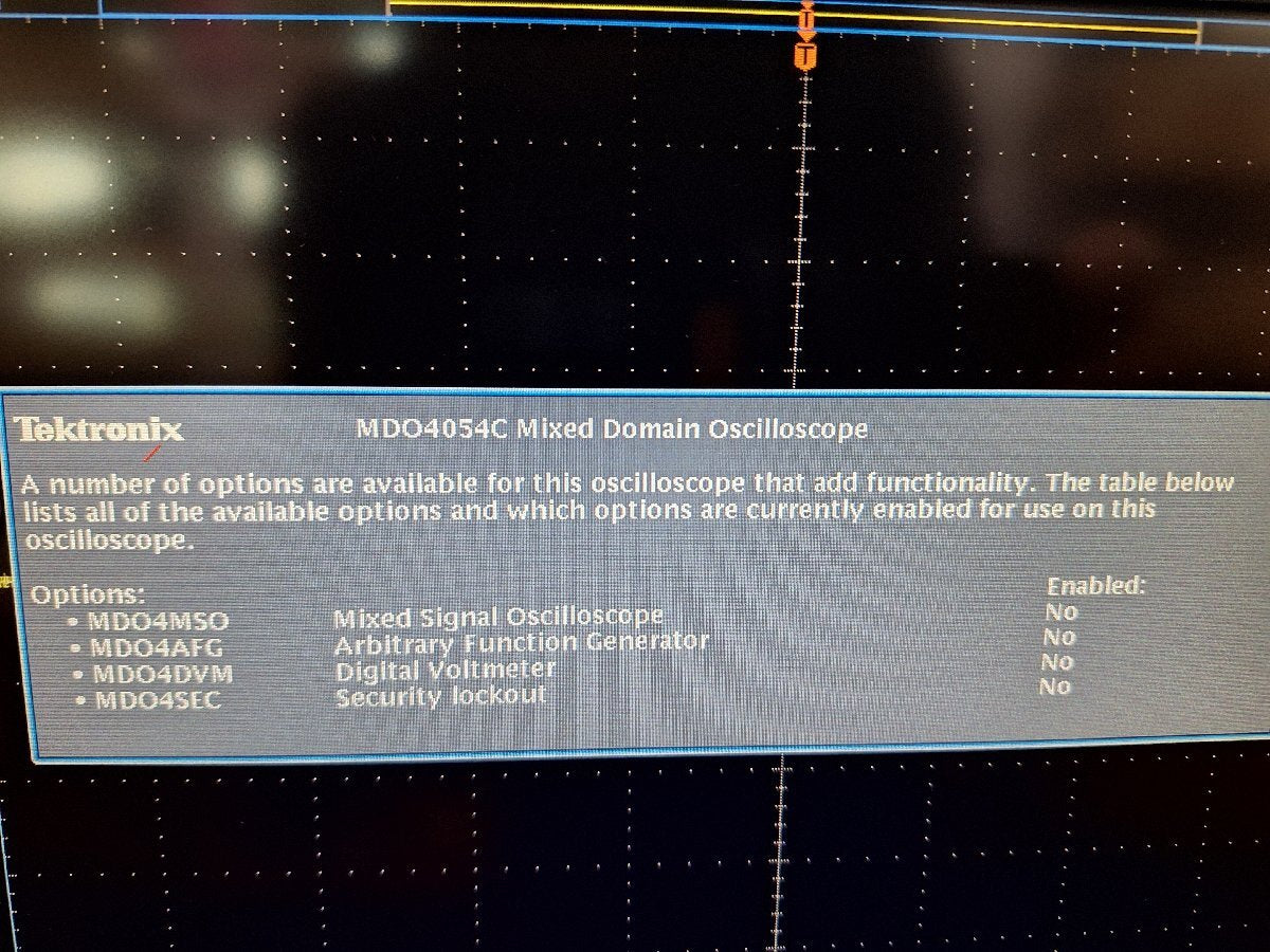 Tektronix MDO4054C Mixed Domain Oscilloscope 500MHz 2.5GS/s [u1226493849]