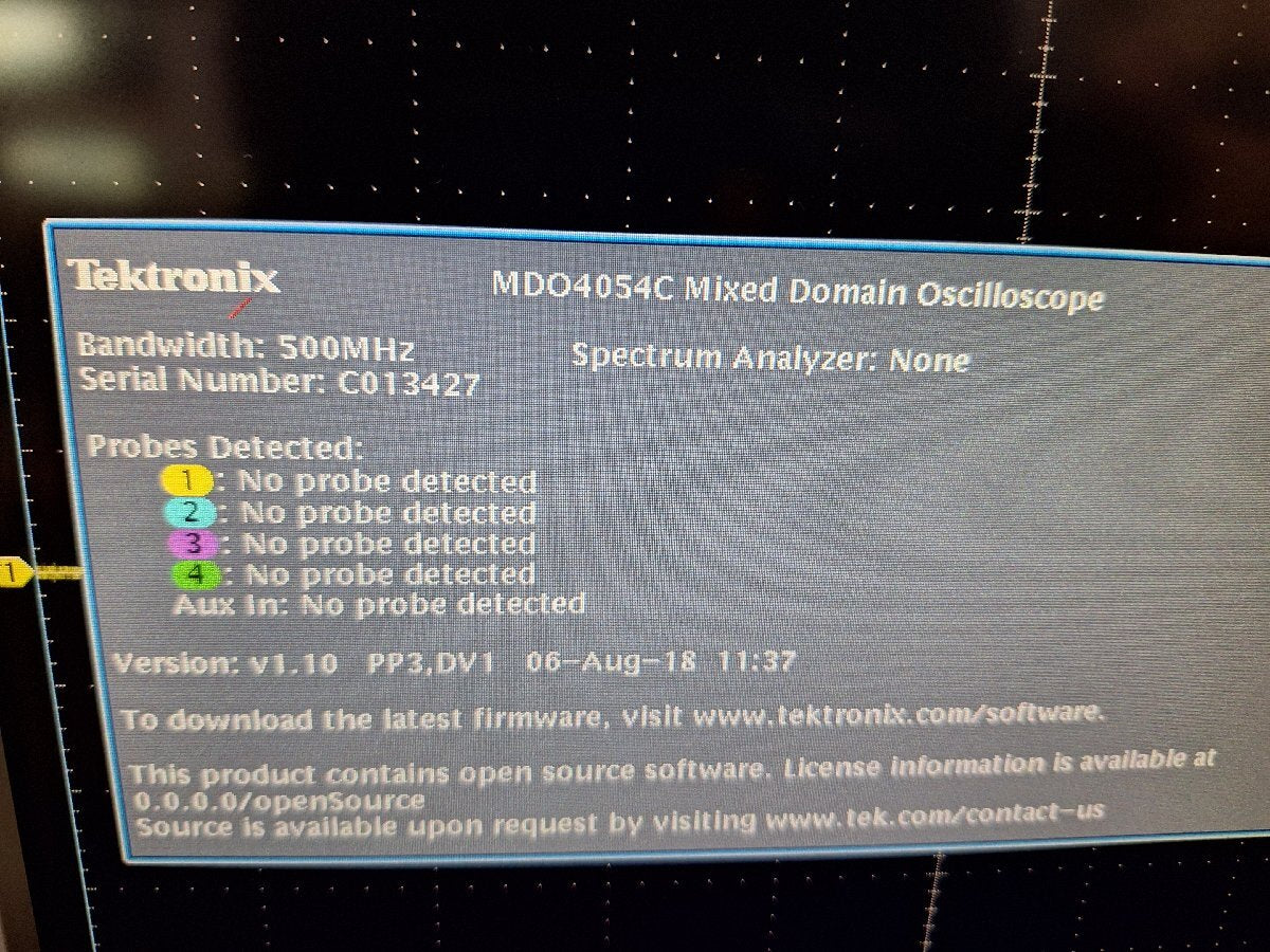 Tektronix MDO4054C Mixed Domain Oscilloscope 500MHz 2.5GS/s [u1226493849]