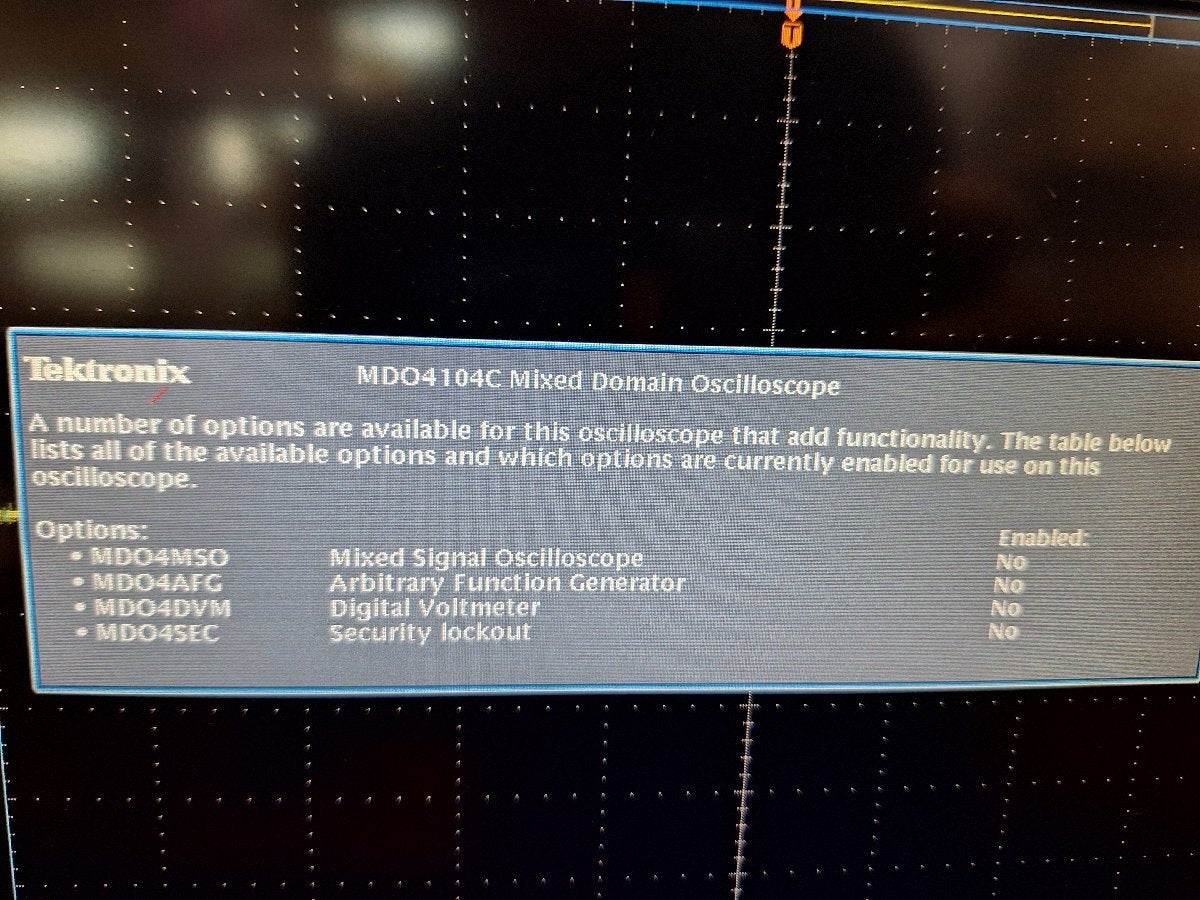 Tektronix MDO4104C Mixed Domain Oscilloscope 1GHz 5GS/s [n1226510381]