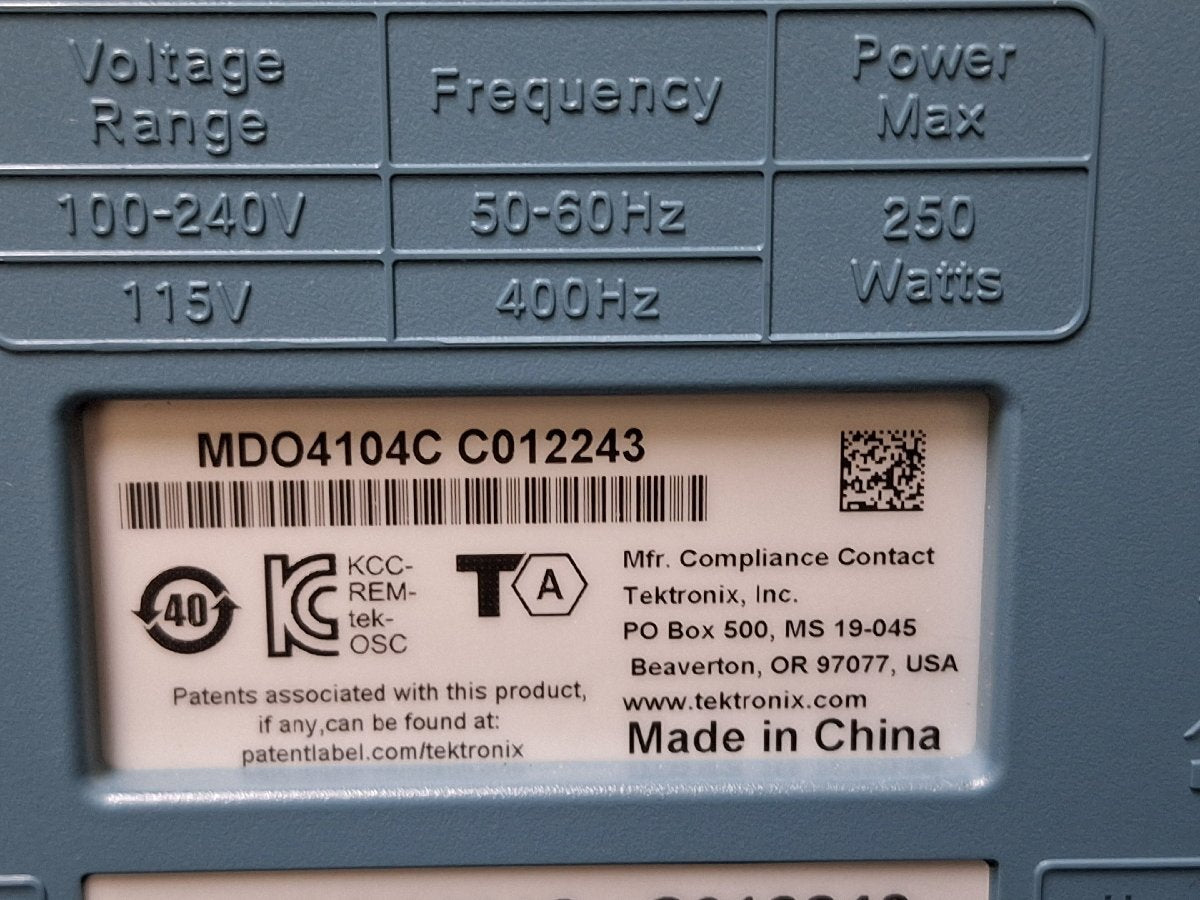 Tektronix MDO4104C Mixed Domain Oscilloscope 1GHz 5GS/s [n1226510381]