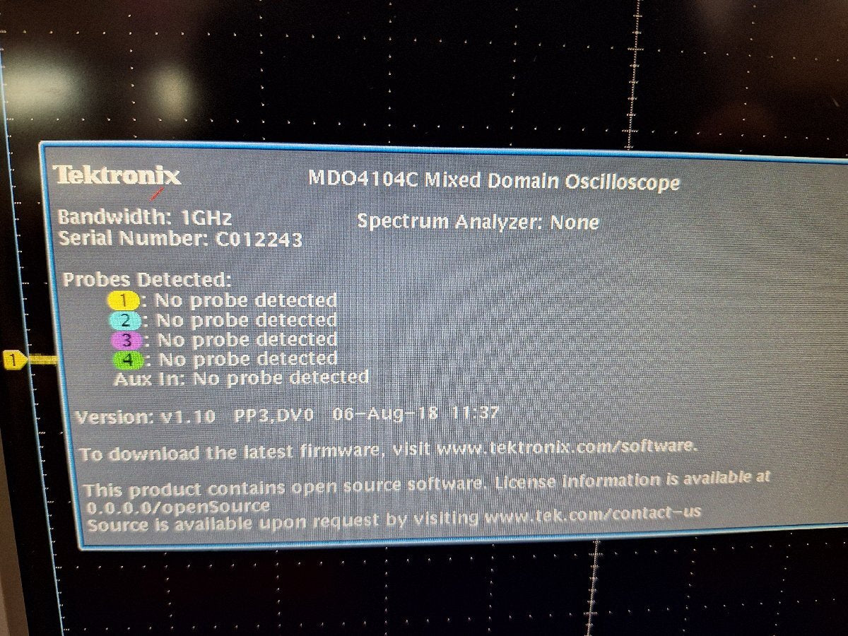 Tektronix MDO4104C Mixed Domain Oscilloscope 1GHz 5GS/s [n1226510381]