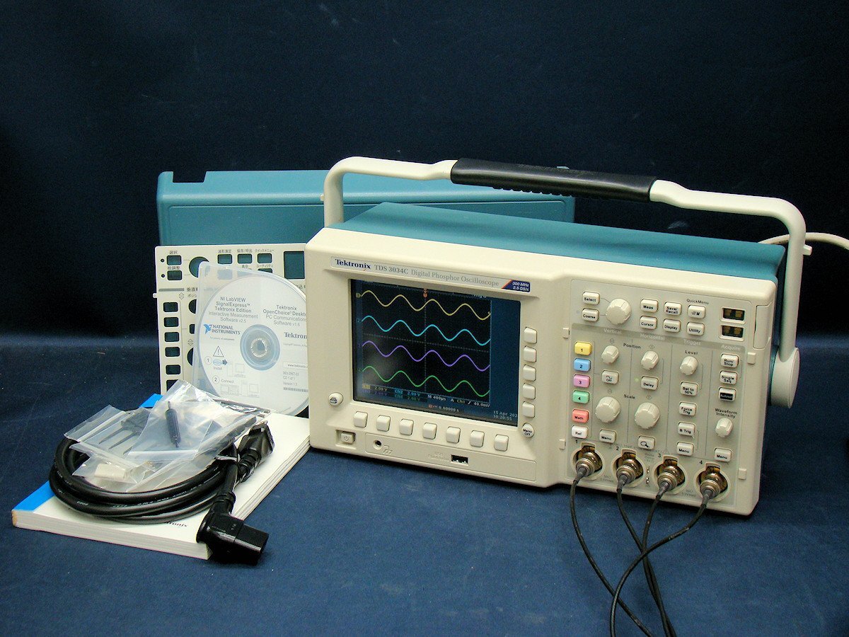 Tektronix TDS3034C Digital Oscilloscope 300MHz 2.5GS/s [f1226593972]