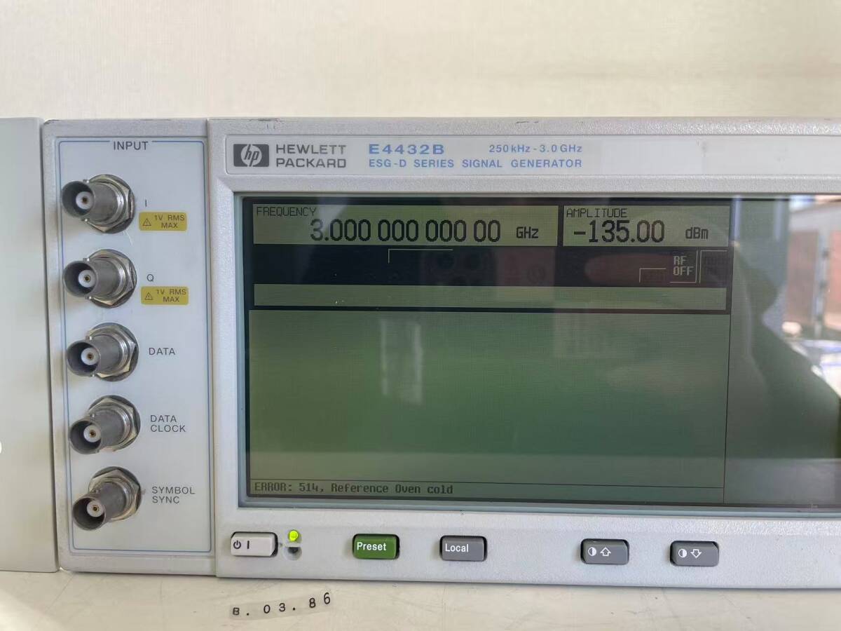 HP E4432B ESG-D Digital RF Signal Generator 250kHz-3GHz [t1226711605]