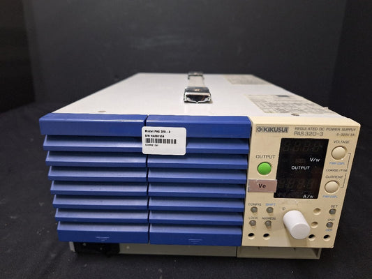 Kikusui PAS320-3 Regulated DC Power Supply 0-320V 3A [l1226760660]