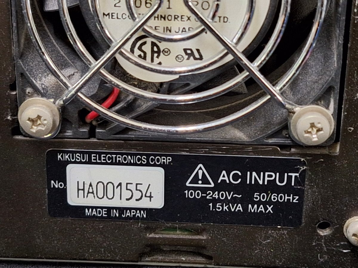 Kikusui PAS320-3 Regulated DC Power Supply 0-320V 3A [l1226760660]