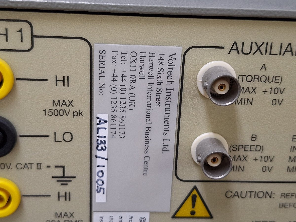Voltech PM3000A Universal Power Analyzer [c1226760025]