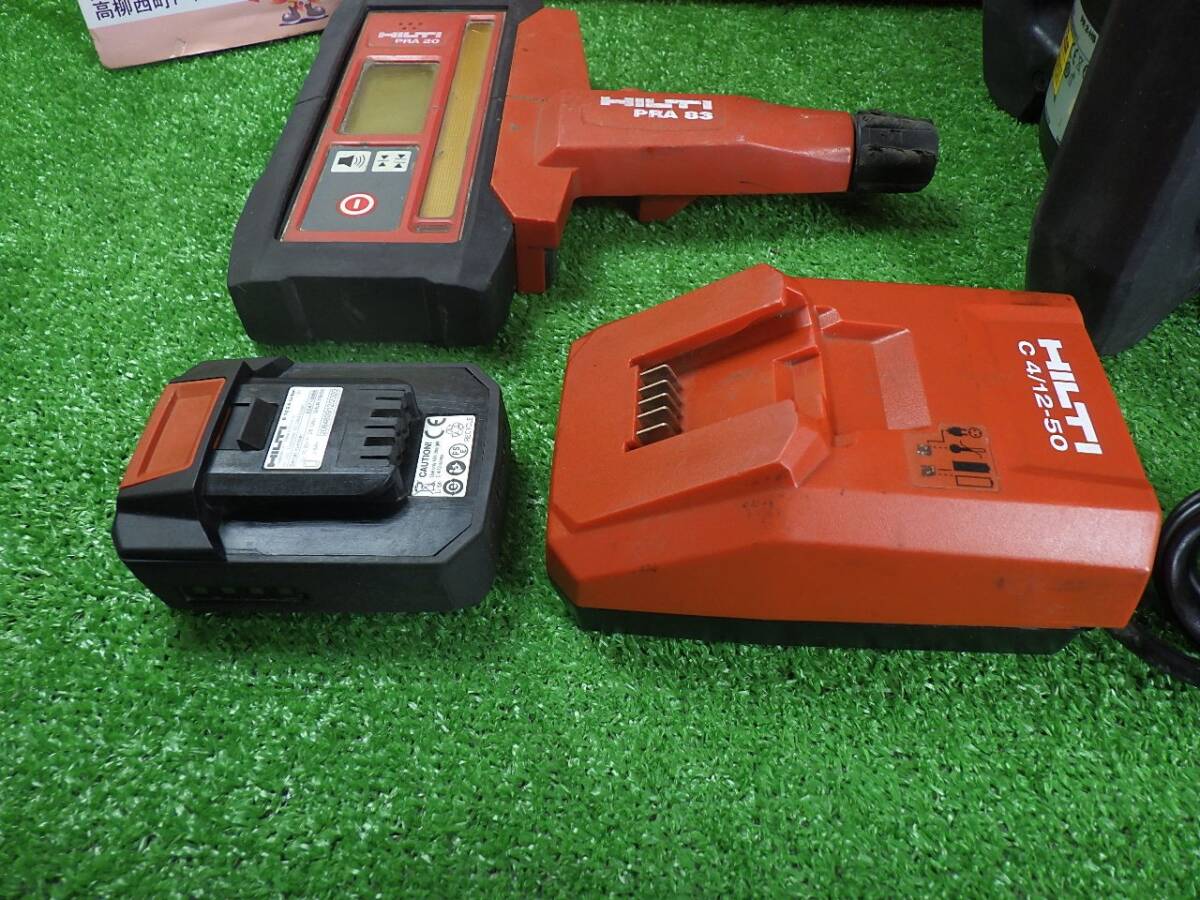 Hilti PR 2-HS A12 Rotating Laser Level with Receiver Batteries Charger [t1226778381]