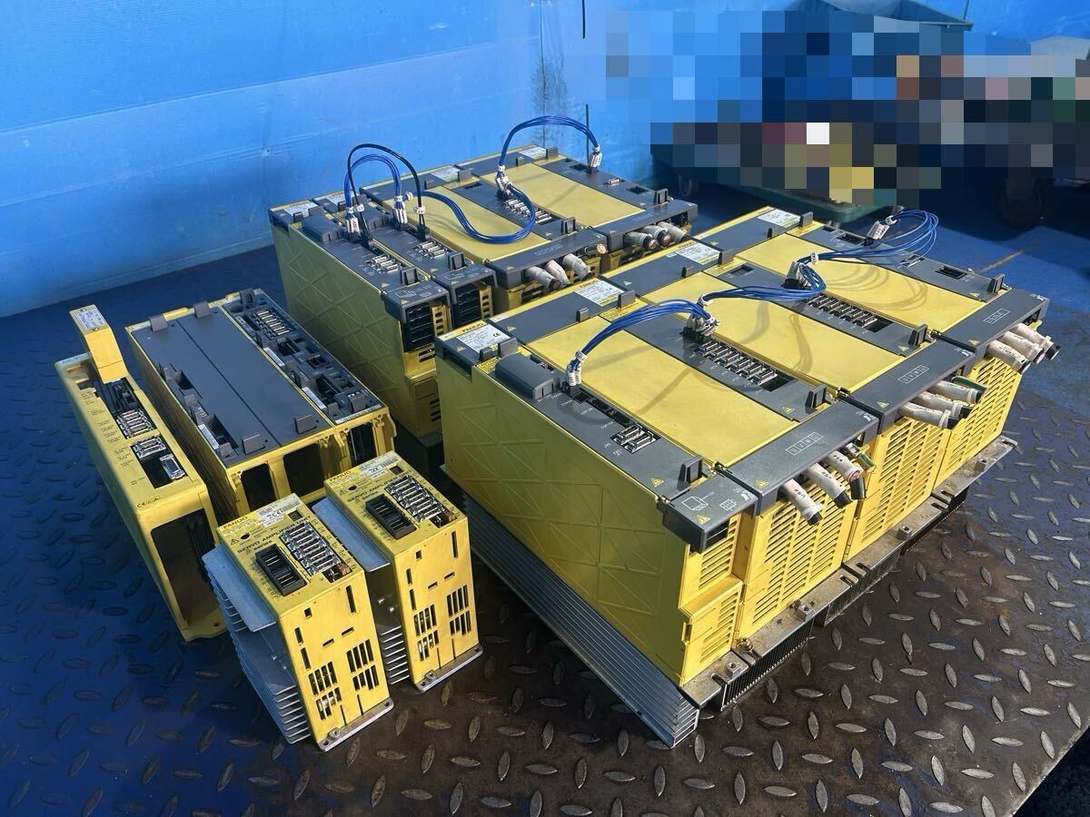 FANUC A06B-6114-H105 A06B-6111-H026 A06B-6111-H030 Amplifier Module Lot (for parts or not working) [x1226829313]