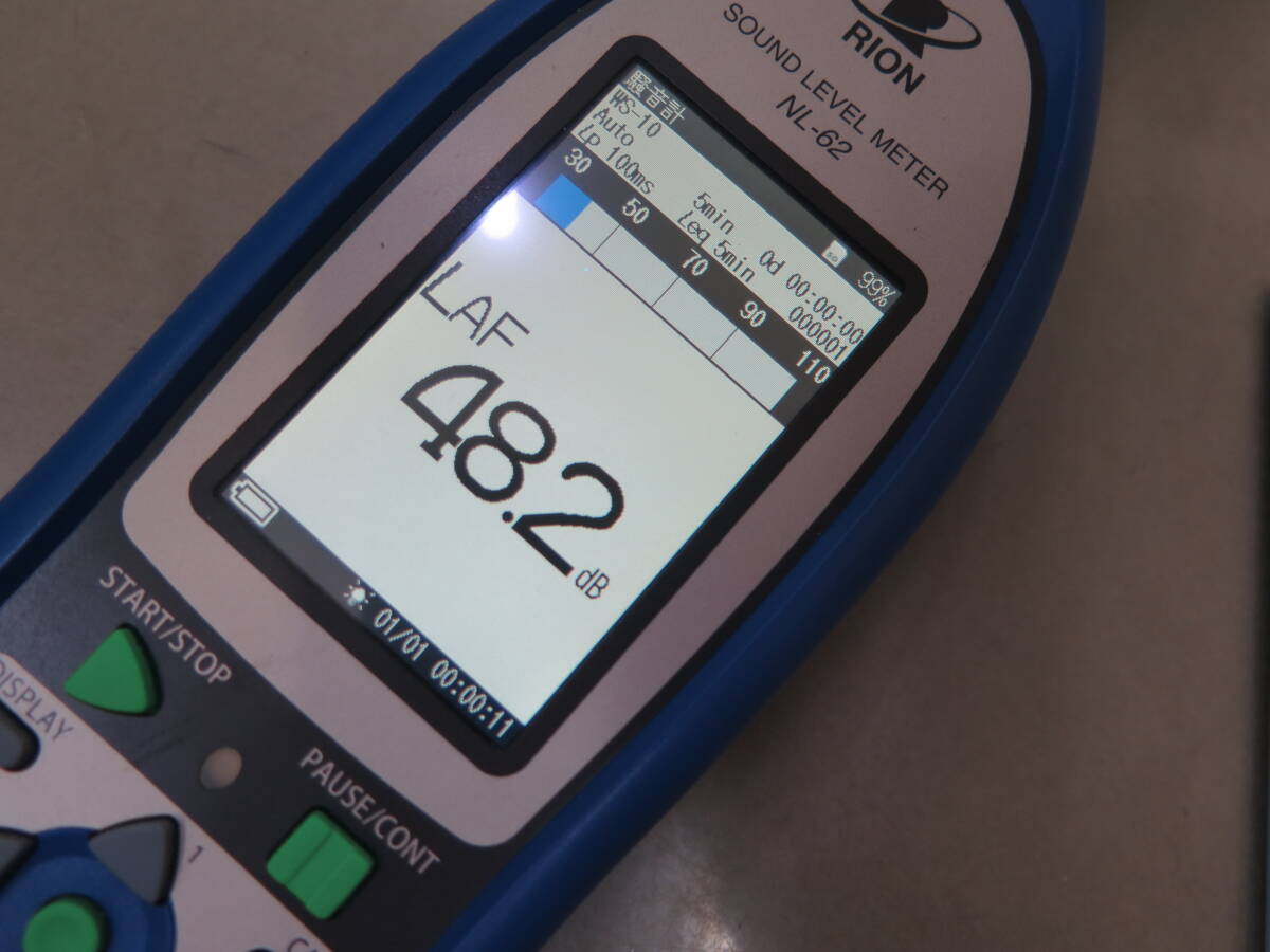 Rion NL-62 Precision Sound Level Meter with Low Frequency Measurement [x1228330467]