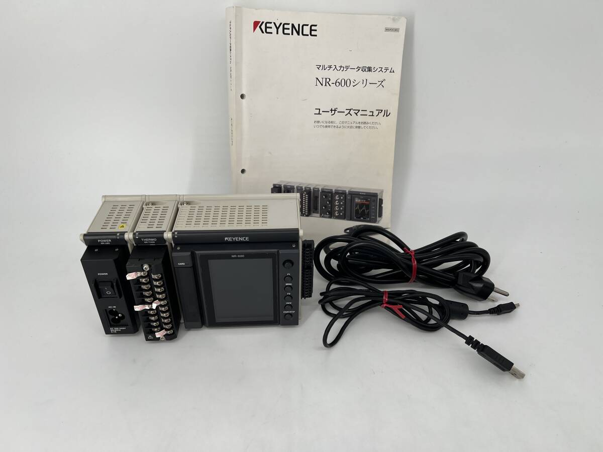 Keyence NR-600 NR-TH08 NR-U60 Multi-Input Data Logger with PC Software [n1228430721]