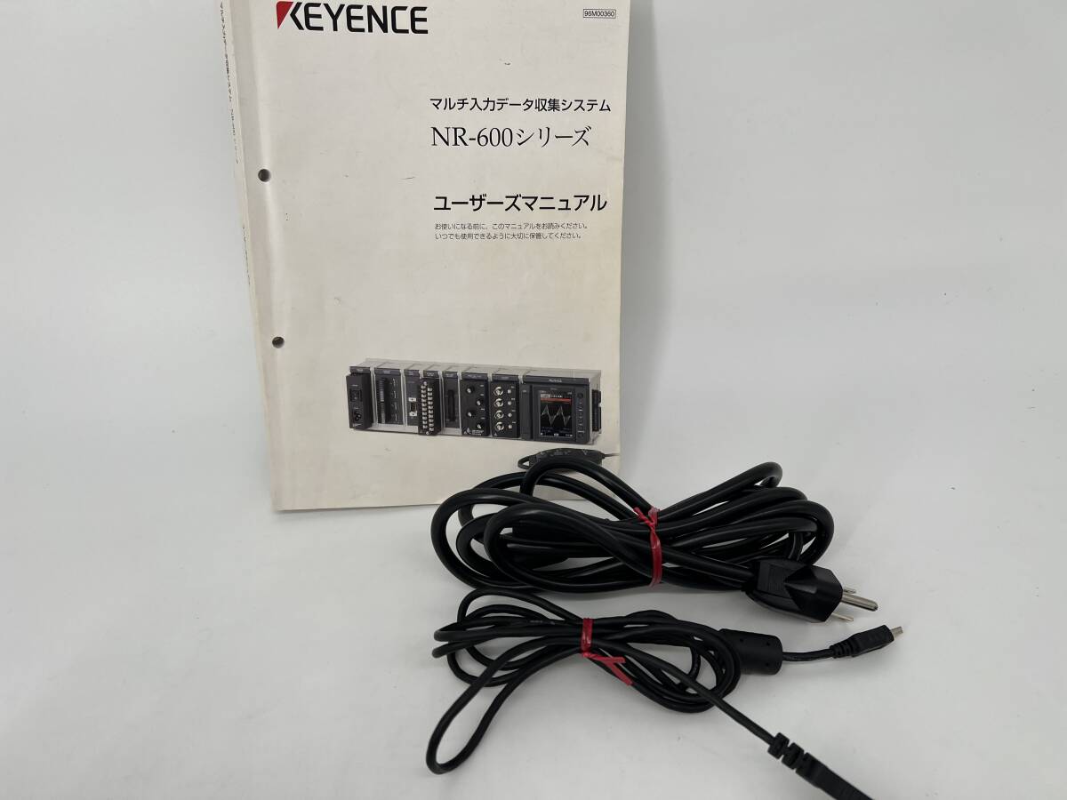 Keyence NR-600 NR-TH08 NR-U60 Multi-Input Data Logger with PC Software [n1228430721]