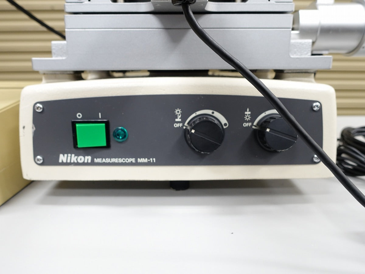 Nikon MM-11 Measuring Microscope with Digimicro ME-50HA and CCD XC-711 [f1228431805]