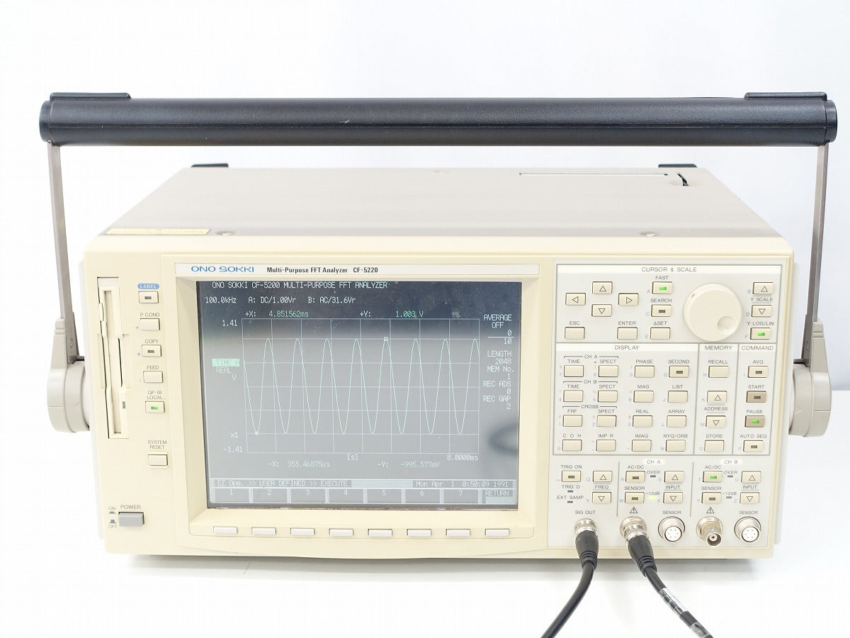 Ono Sokki CF-5220 Multi-Purpose FFT Analyzer 2ch 10mHz-100kHz [k1228432433]
