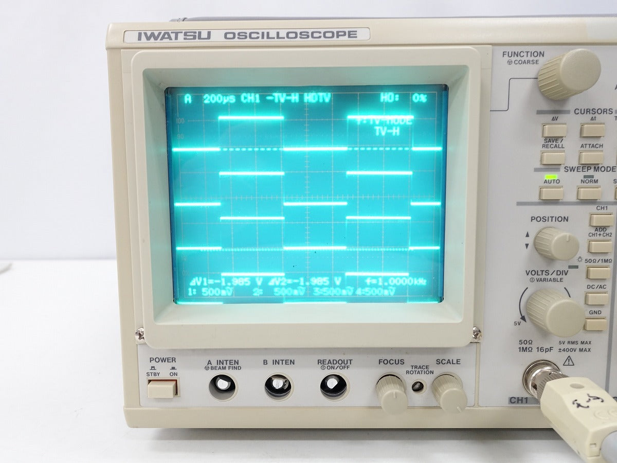 Iwatsu SS-7830 Analog Oscilloscope 300MHz 4CH [f1228448771]