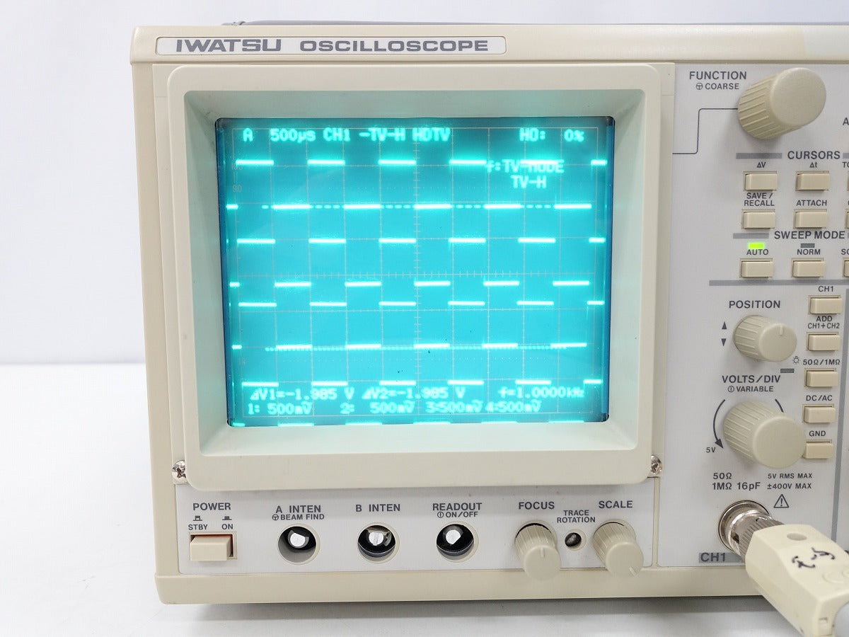 Iwatsu SS-7830 Analog Oscilloscope 300MHz 4CH [f1228448771]