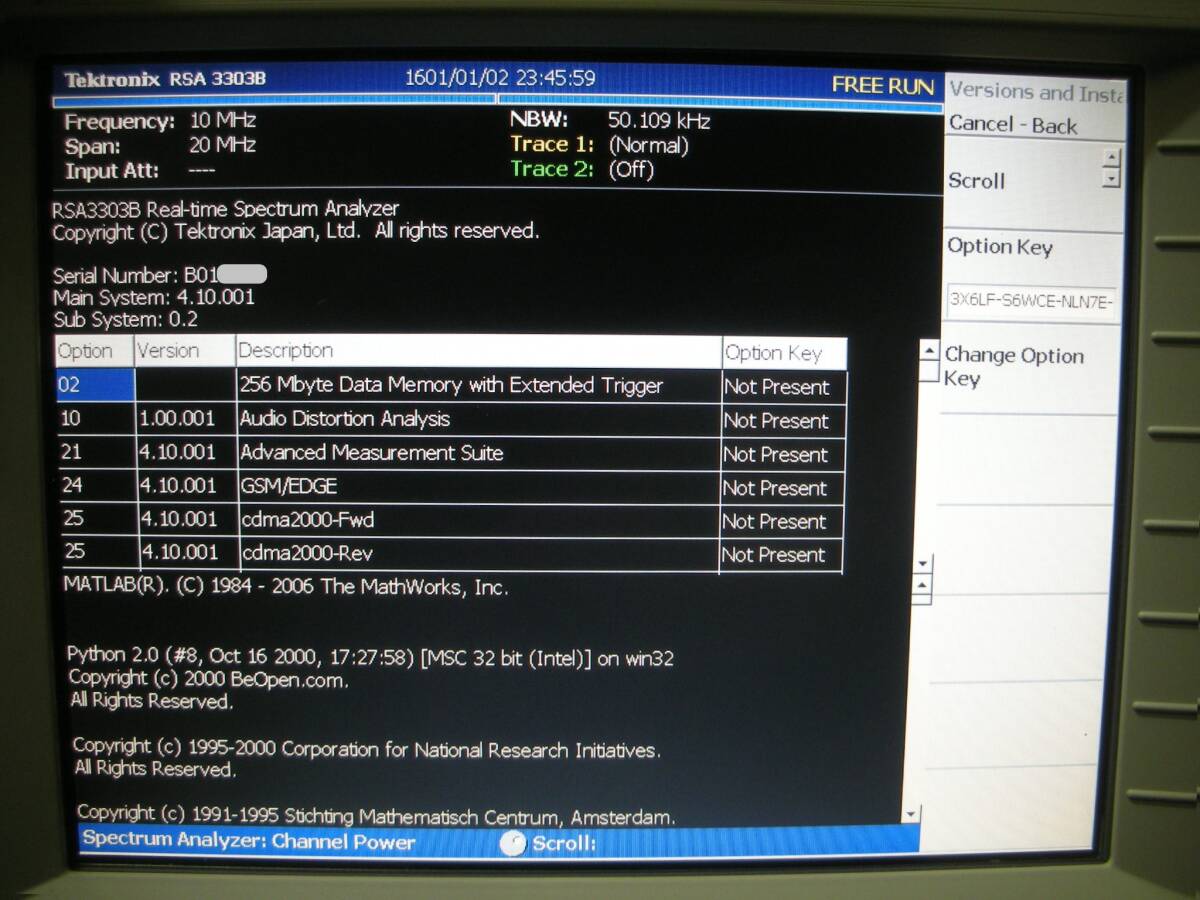 Tektronix RSA3303B Real Time Spectrum Analyzer [g1228566592]