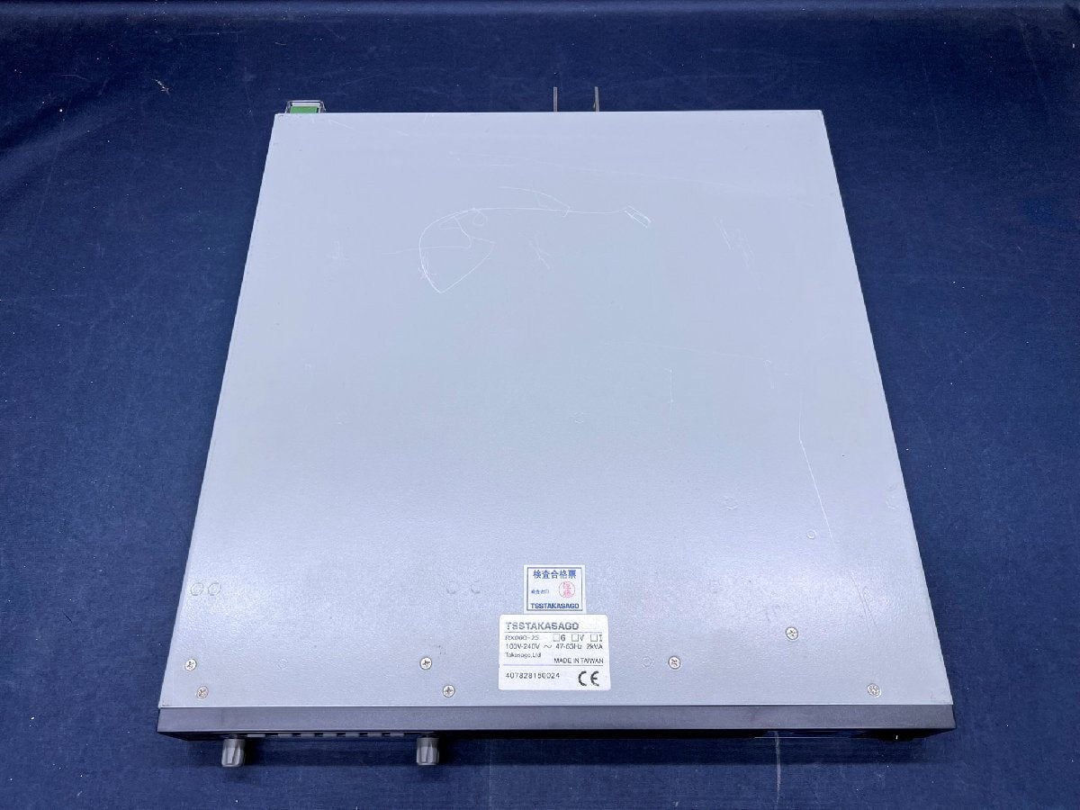 Takasago RX060-25 1U Rackmount DC Power Supply 60V 25A 1500W [g1230431013]