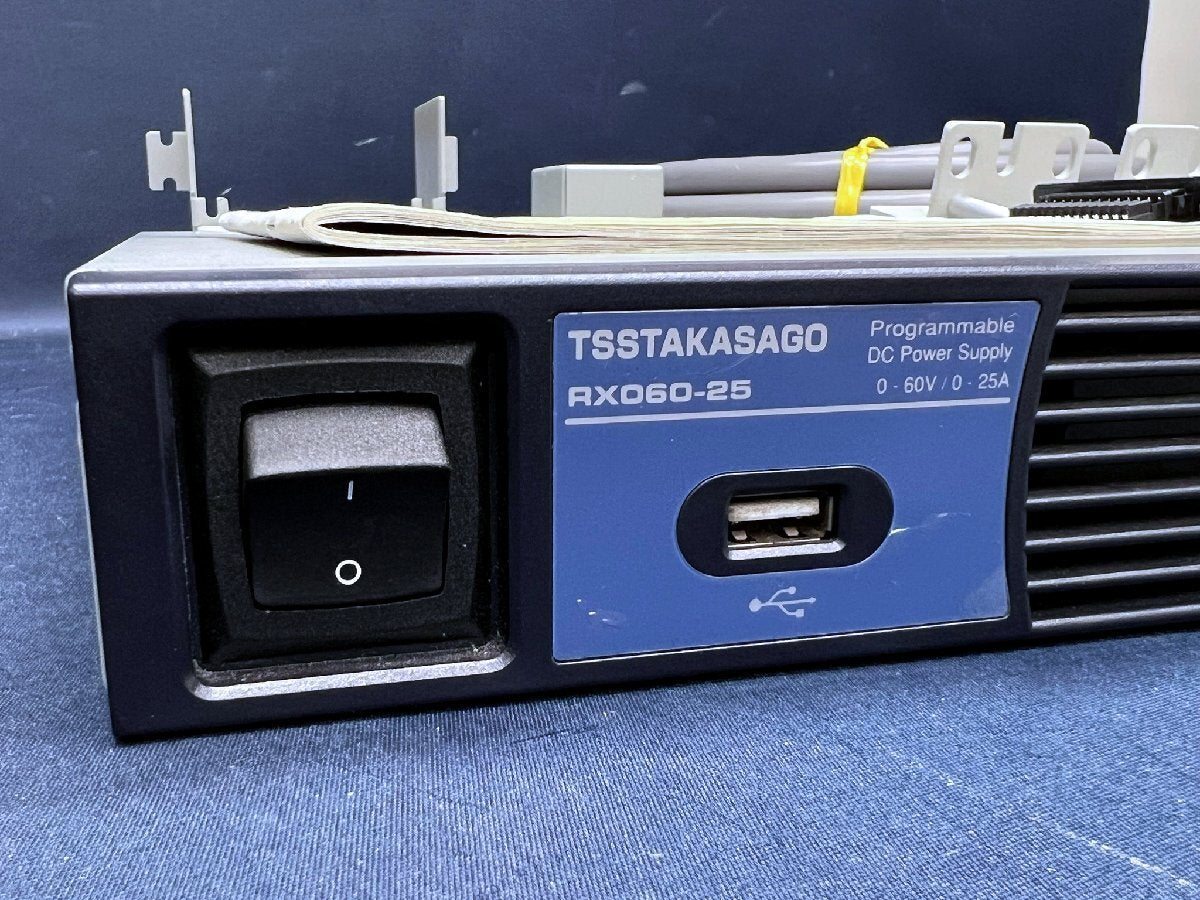 Takasago RX060-25 1U Rackmount DC Power Supply 60V 25A 1500W [g1230431013]
