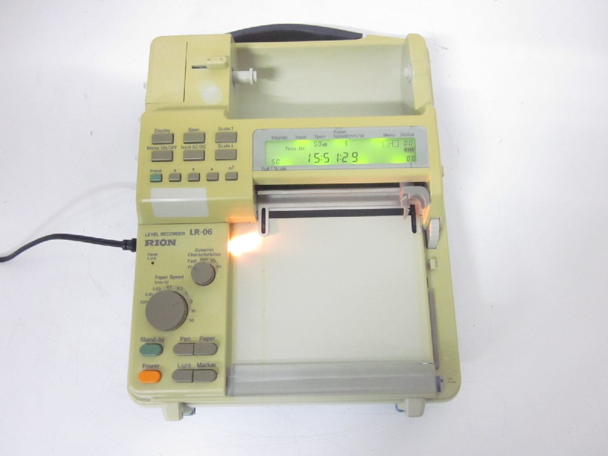 Rion LR-06 Level Recorder 1ch 100mm [x1230681369]