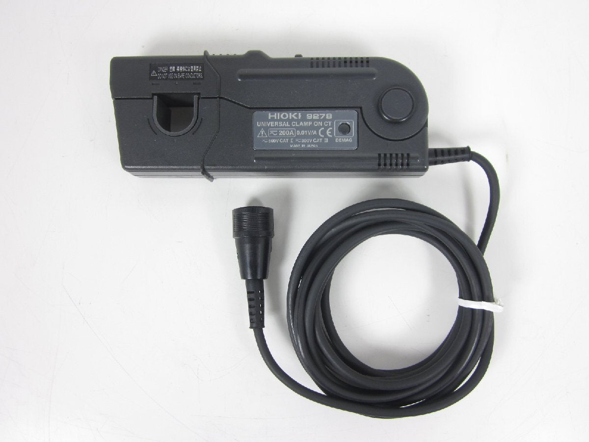 Hioki 9278 Universal Clamp-On CT Sensor for 3194/8940/9555 200A DC-100kHz [t1230685085]
