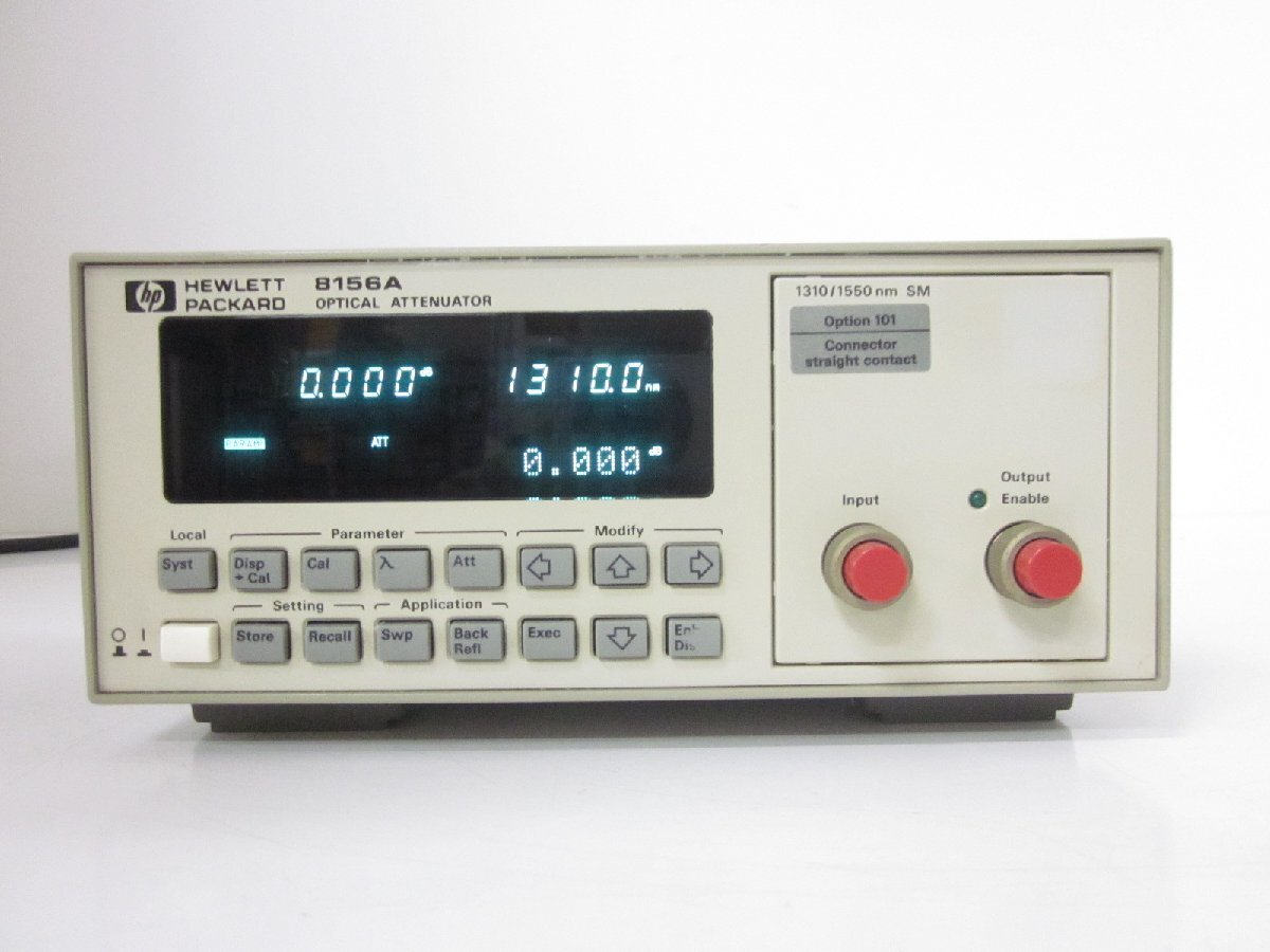HP 8156A Optical Attenuator 60dB 1200-1650nm [g1230689860]