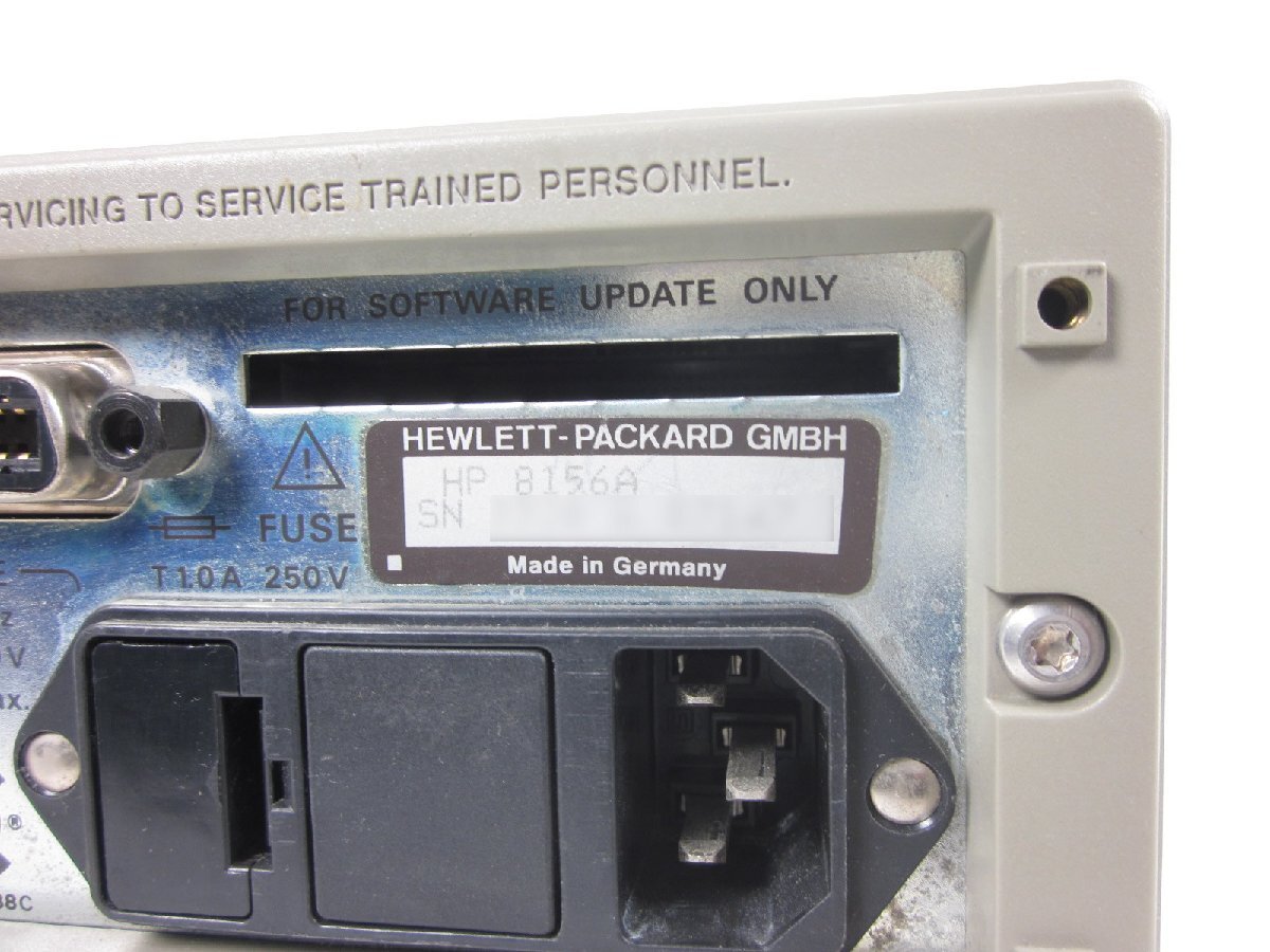 HP 8156A Optical Attenuator 60dB 1200-1650nm [g1230689860]