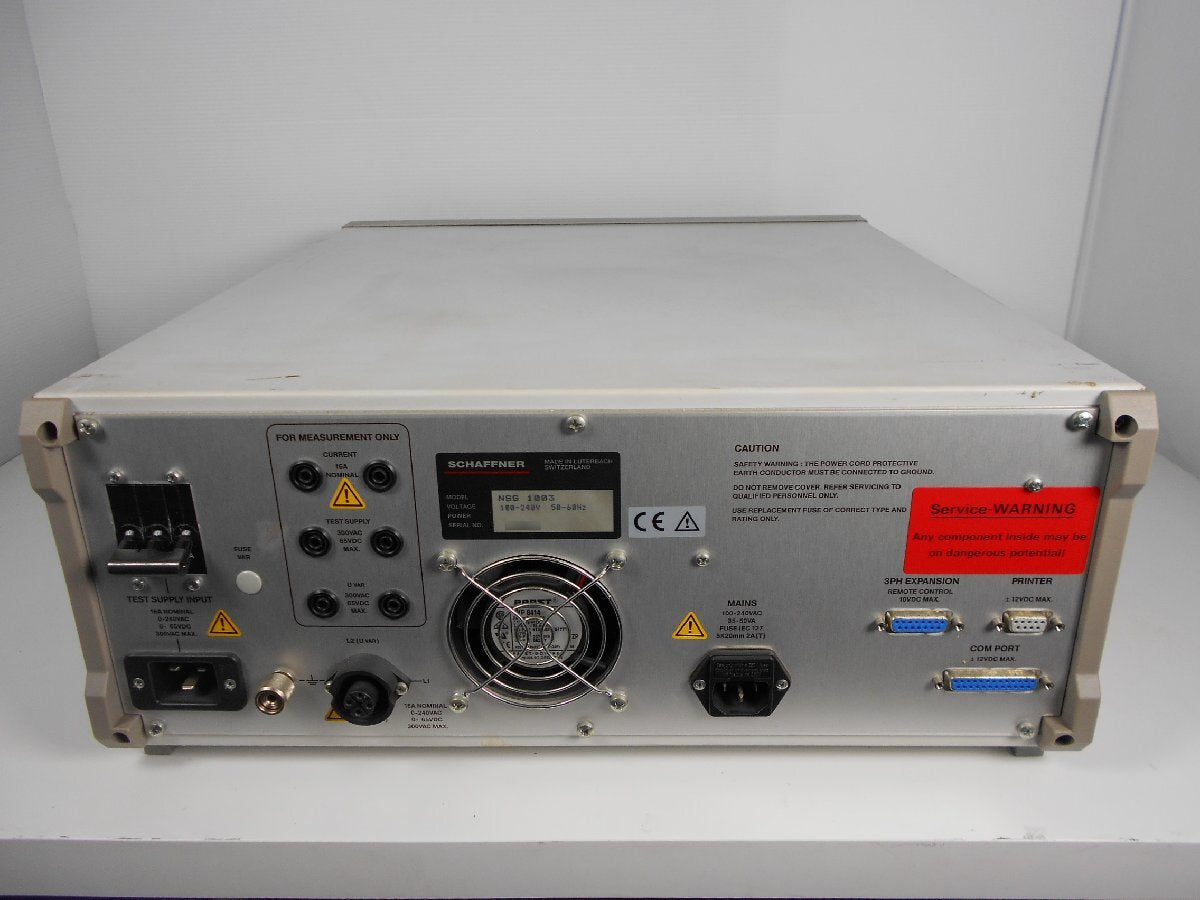 Schaffner NSG1003 ProfLine Single Phase Power Simulator [s1230693922]