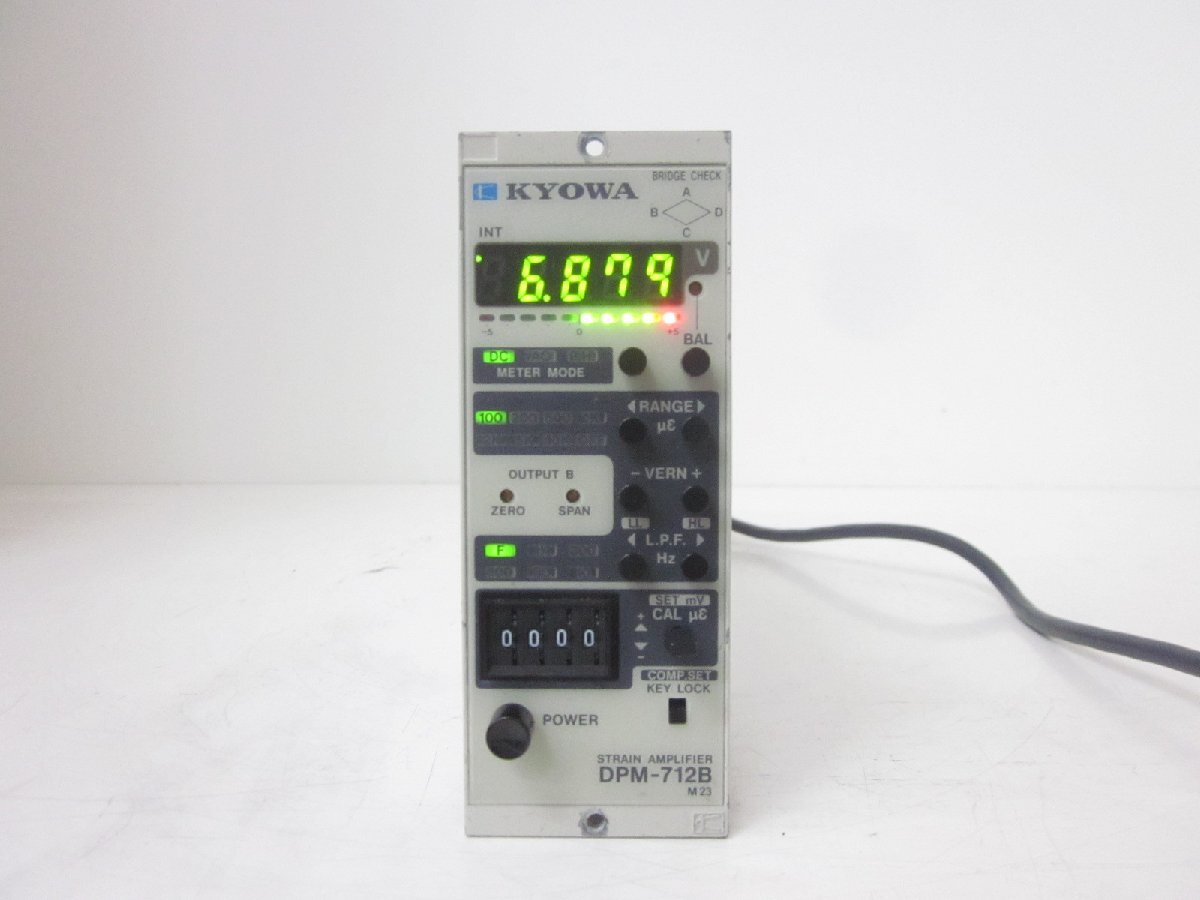 Kyowa DPM-712B Dynamic Strain Amplifier DC-5kHz [f1230686220]