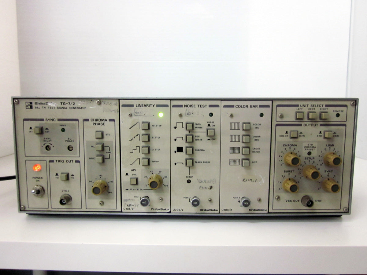 Shibasoku TG-7/2 PAL TV Test Signal Generator [t1230685979]