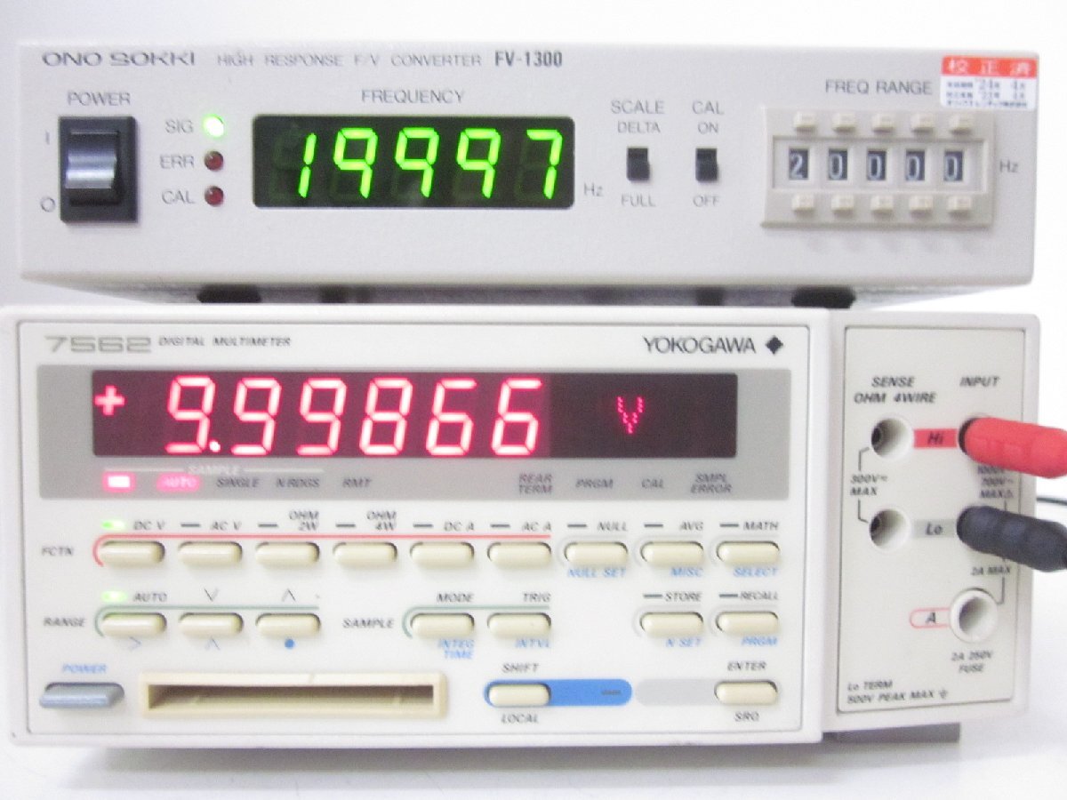 Ono Sokki FV-1300 High Speed F/V Converter 1-20kHz [x1230677784]