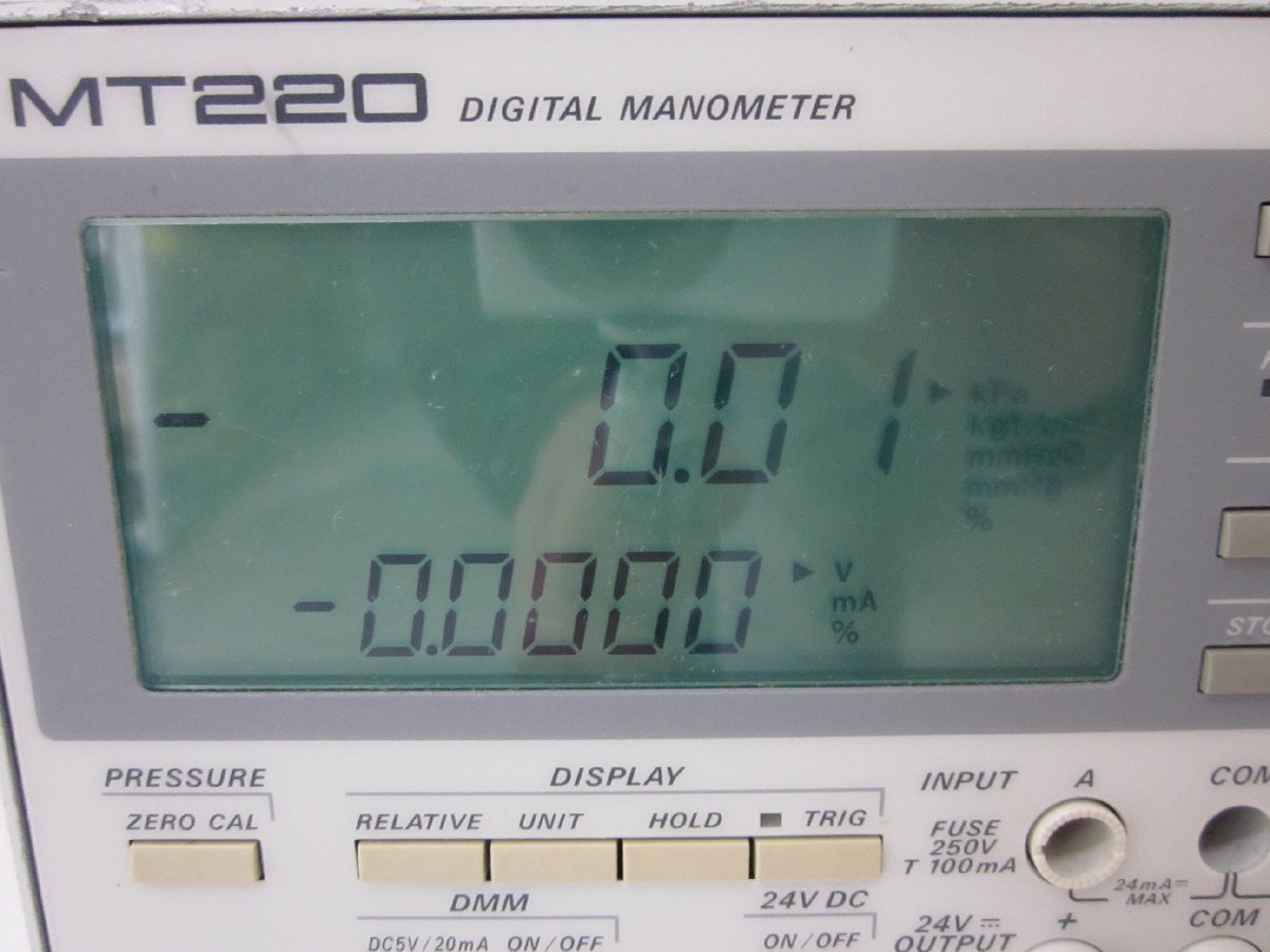 Yokogawa MT220 Digital Manometer Pressure Gauge [g1230680898]