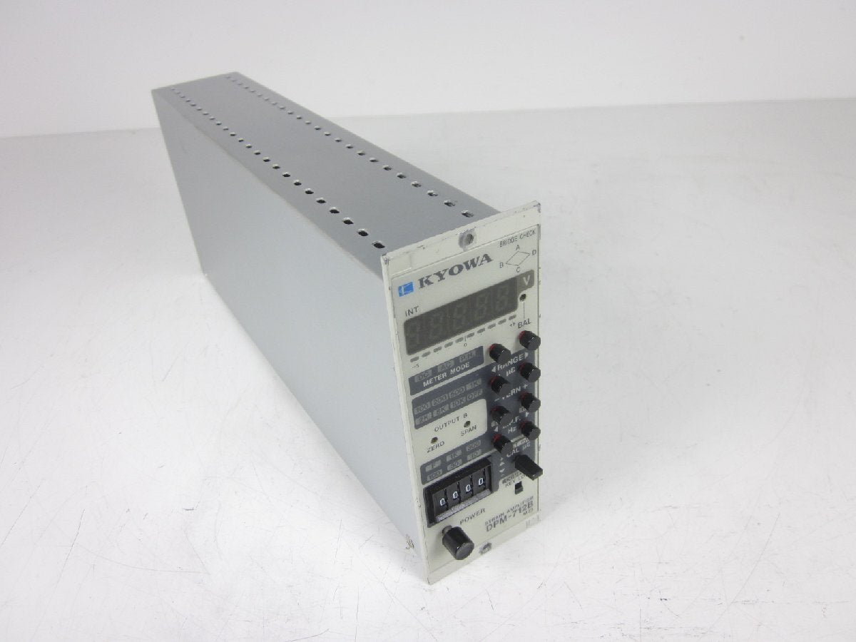Kyowa DPM-712B Dynamic Strain Amplifier DC-5kHz [f1230686220]