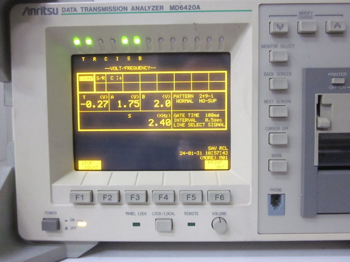 Anritsu MD6420A Data Transmission Analyzer [l1230691683]