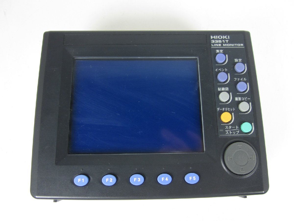 Hioki 3351T Power Line Monitor Single Phase and Three Phase 12 ch [1230684290]