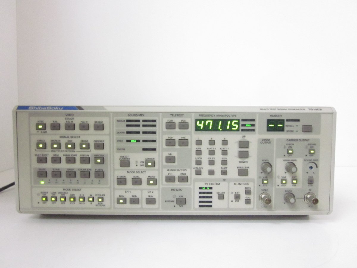 Shibasoku TG19CB Test Signal Generator [l1230694821]