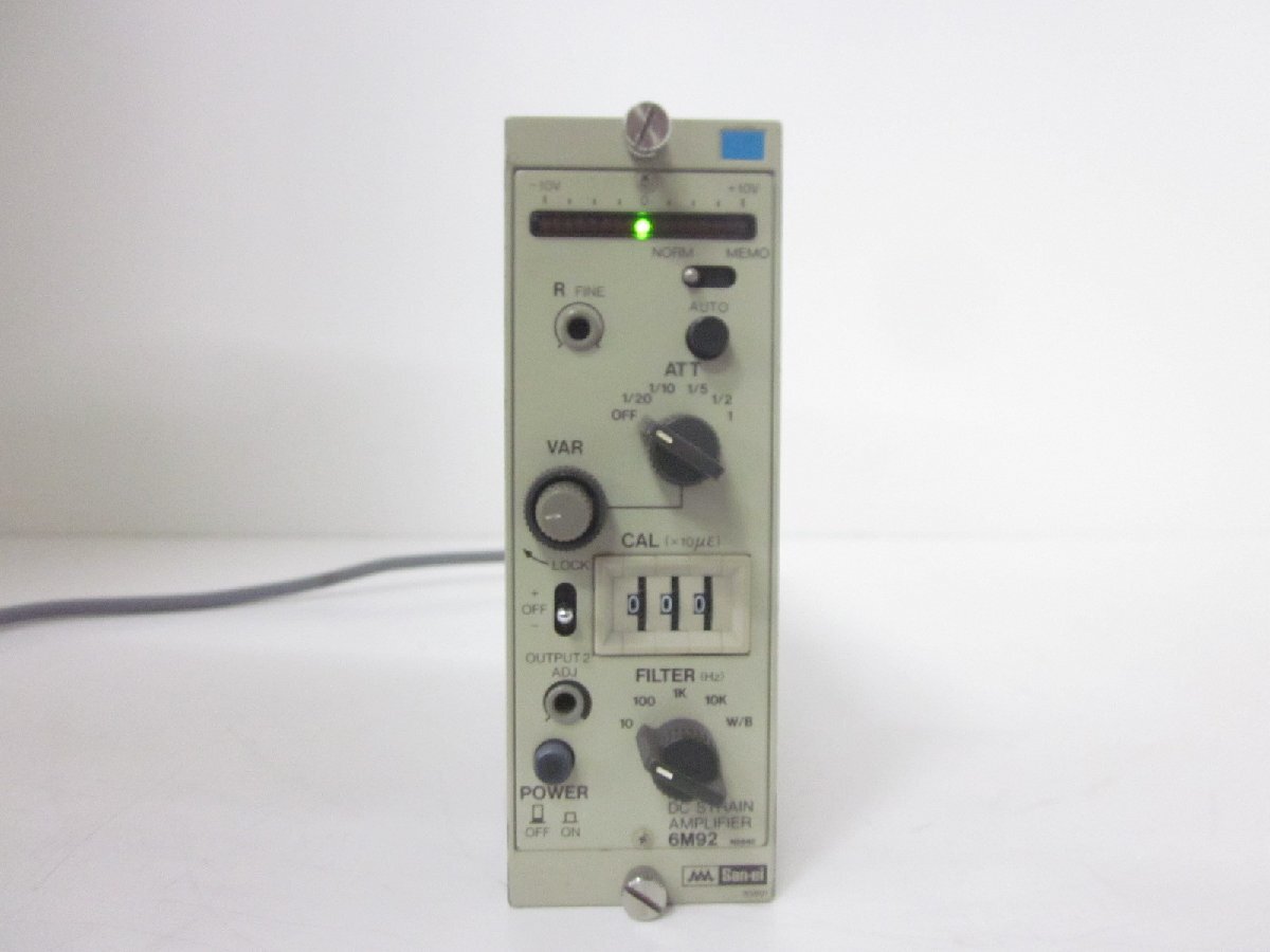NEC 6M92 DC Strain Amplifier Unit for 43721/7796/7797/7798/7799/7902 [1230682686]