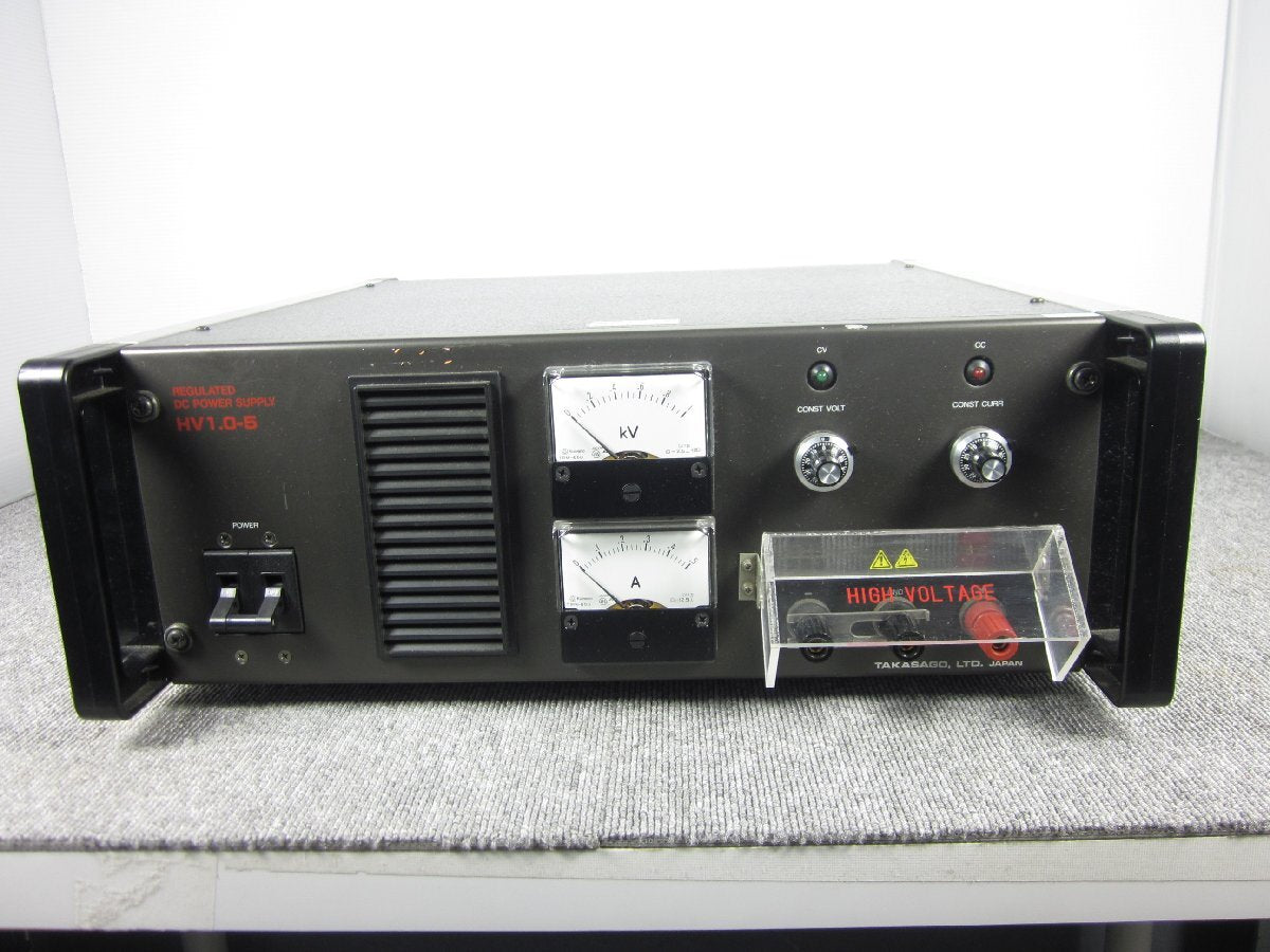 Takasago HV1.0-5 DC Regulated Power Supply 1000V 0.5A [d1230693820]