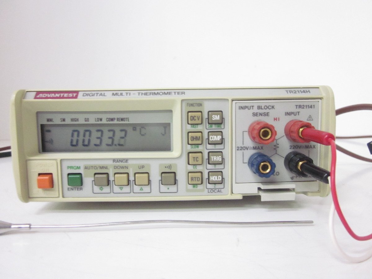 Advantest TR2114H Digital Multi Thermometer 4.5 Digit [f1230689153]