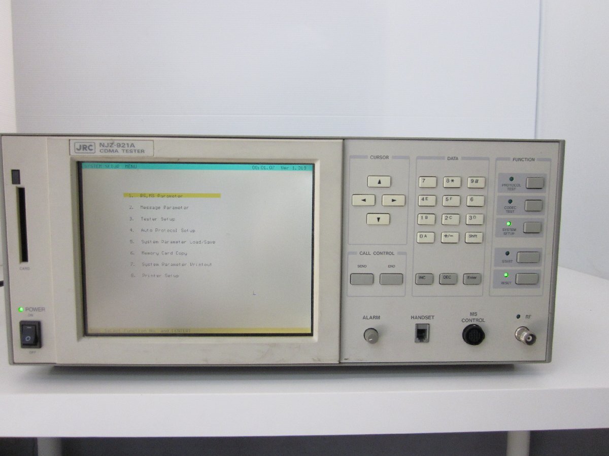 JRC NJZ921A CDMA Service Tester CODEC/LOOP BACK [1230688367]
