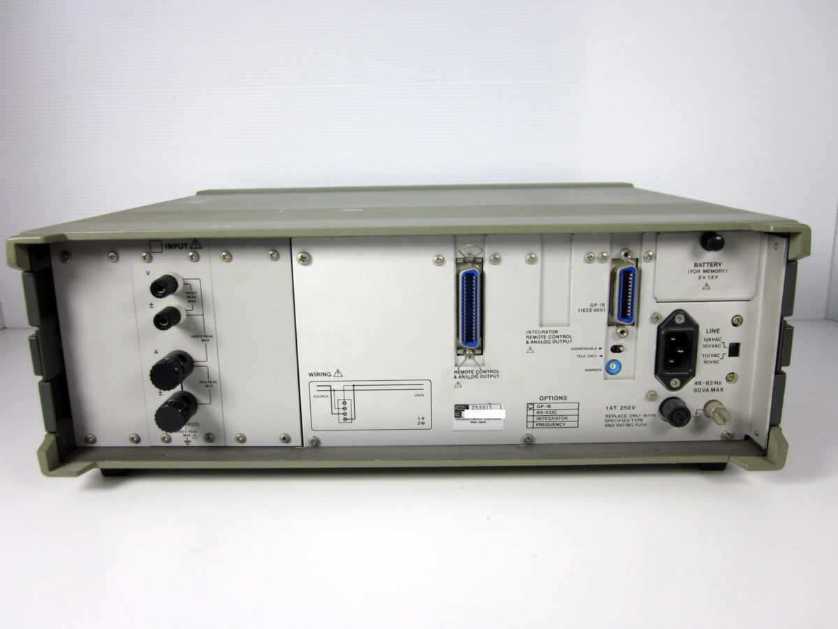 Yokogawa 253311 Digital Power Meter Voltage Current Power [h1230692406]