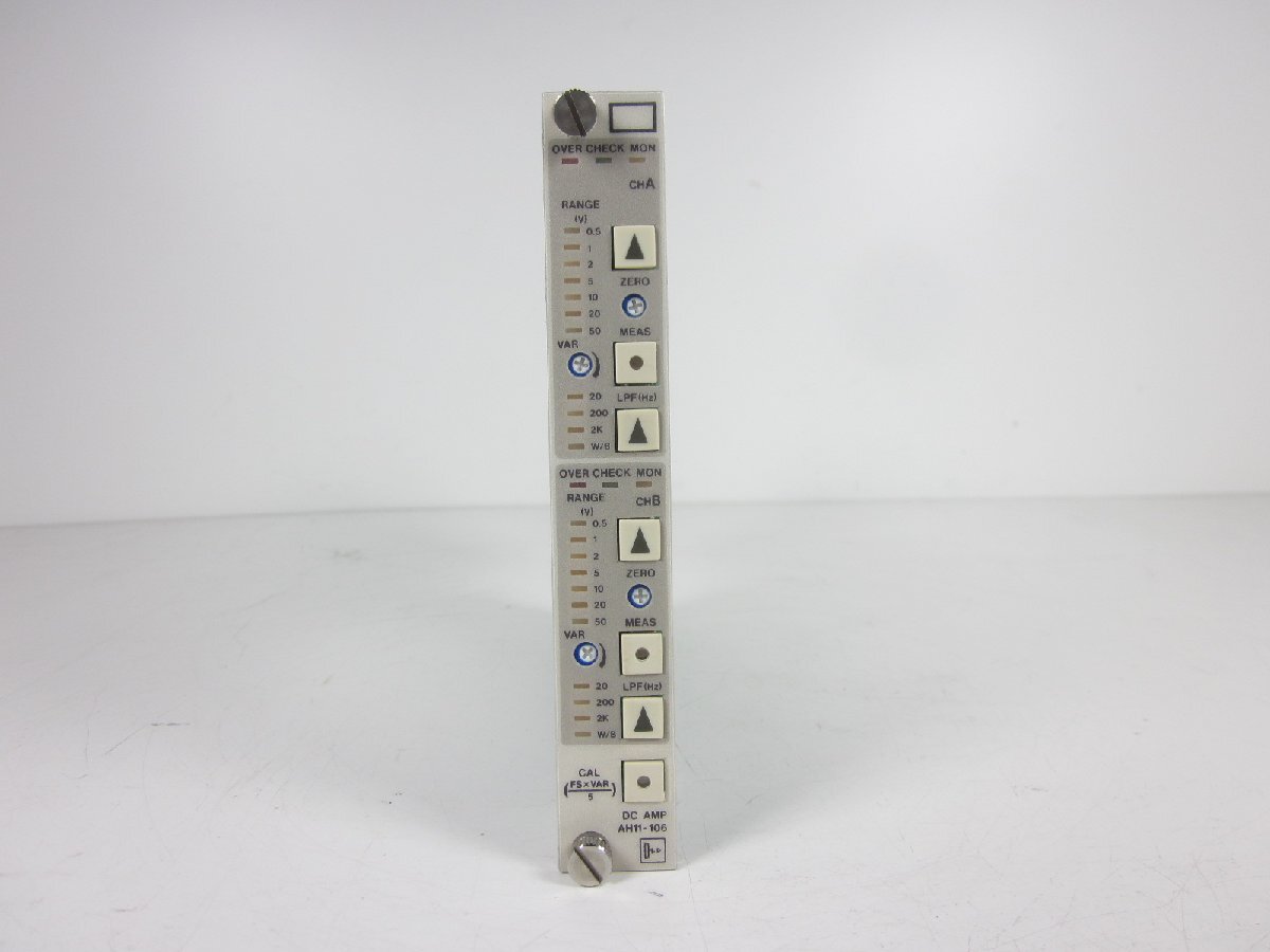 NEC AH11-106 Strain Gauge Amplifier Range 0.5/1/2/5/10/20/50 [o1230696003]