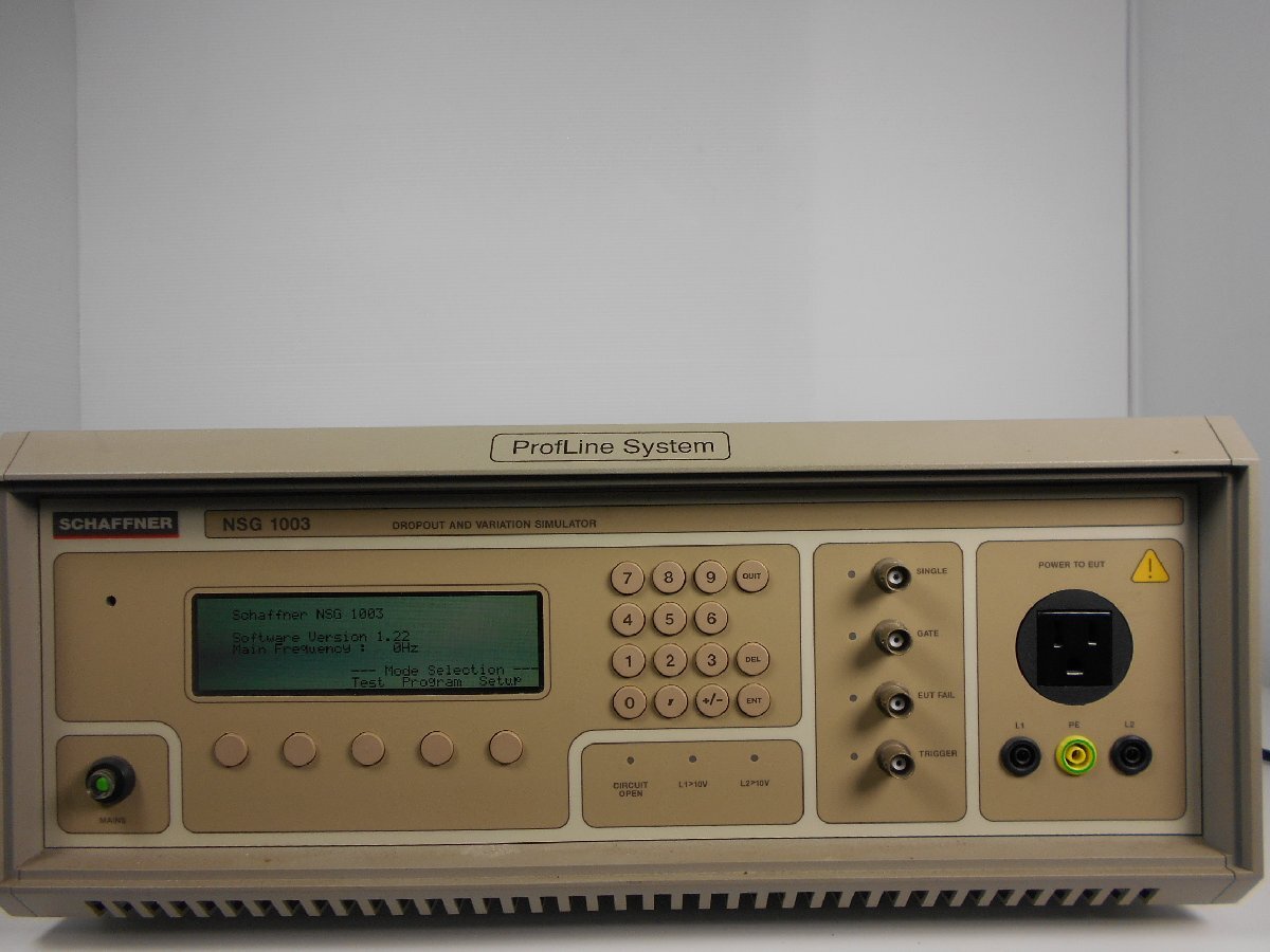 Schaffner NSG1003 ProfLine Single Phase Power Simulator [s1230693922]